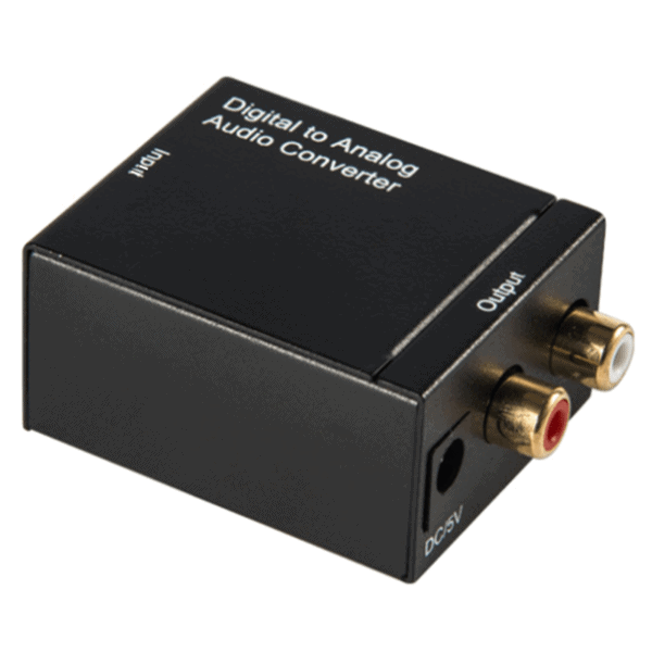 digital to analog audio converter rca coaxial toslink spdif optical 1