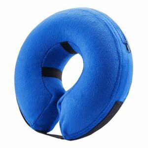 protective inflatable pet cone collar for dogs and cats recovery e collar