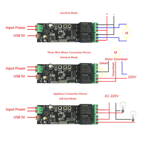 smart 2ch self locking inching relay wifi switch 10a tuya wiring diagram 1