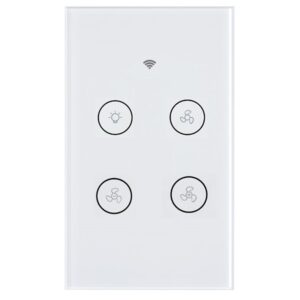 smart wifi fan control and light switch tuya smart life