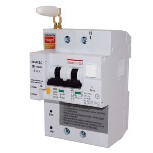 WIFI Circuit Breaker energy monitoring Remote Control earth leakage tuya smartlife 80A, 2 Pole, isolator switch, rcbo