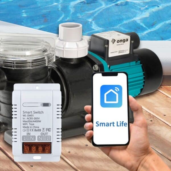 smart pool pump timer switch 20A wifi tuya app